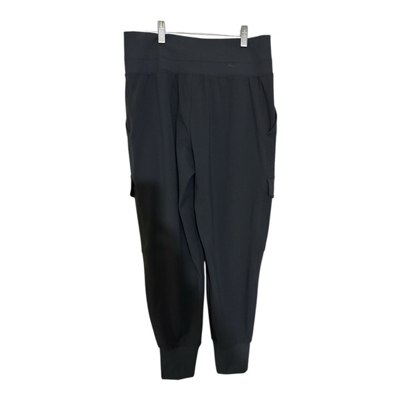 Athleta grey sand Venice cargo Jogger Track Pants with Tapered Design size mediu - Picture 3 of 4